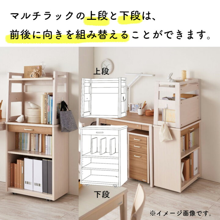 楽天市場】コイズミ マルチラック 棚 ルトラ Rutra 木製 学習机 学習 