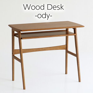 fXN  wK ׋ Ɗ fXN[N ݑΖ RpNg Be[W uE  VR 90cm s45cm I[v[ [ ЂƂ炵 Wood Desk -ody- T-3681BR s