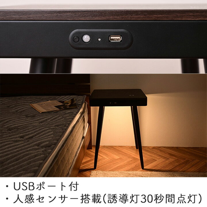 楽天市場】テーブル 正方形 W40 サイドテーブル ナイトテーブル 