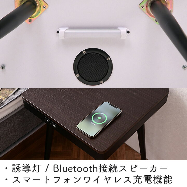 楽天市場】テーブル 正方形 W40 サイドテーブル ナイトテーブル 
