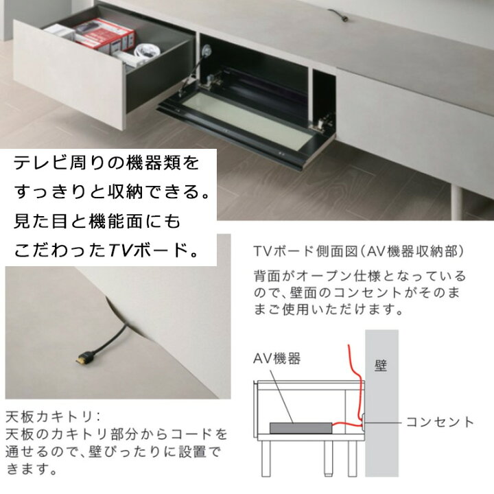 楽天市場】【開梱設置付き】パモウナ テレビ台 幅180cm セラミック柄 
