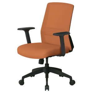 【法人宛限定】メッシュチェアK02 W495 D580 H915-995 肘無し 肘付き メッシュ素材 パソコンチェア PCチェア 昇降 回転 ランバーサポート キャスター付き オレンジ/ブルー/グレー/ブラック KEO-CK02