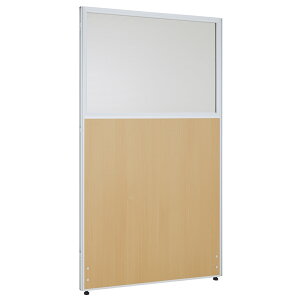 【法人宛限定】カグクロ メラミン上部半透明パーテーション H1600 W900 ローパーティション オフィス パーテーション 事務所用 目隠し 間仕切り 連結 高さ160cm 幅90cm グリーン購入法適合 ホワ