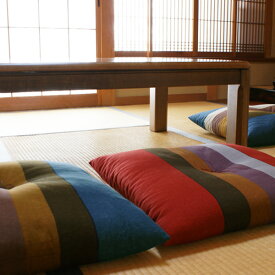 安心の日本製座布団 縞柄(しまがら)座布団 5枚組