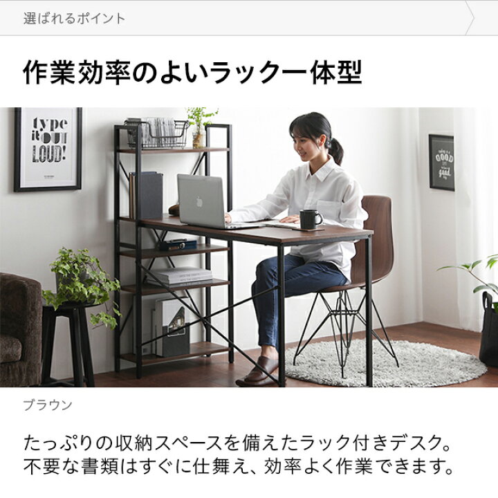 楽天市場 パソコンデスク ラック付きデスク 幅1cm 省スペース ハイタイプ Pcデスク デスク オフィスデスク 学習机 ワークデスク 木製 おしゃれ テレワーク 在宅勤務 家具通販カグラボkagulabo最安挑戦