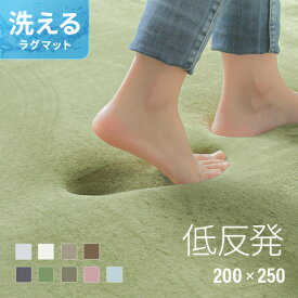 【もれなく全品P5倍！12:00～23:59】 ラグ 北欧 低反発 200×250 ラグマット rug 低反発ラグ ホットカーペット ラグ カーペット シャギーラグ 200×250 グリーン ラグ グリーン モダン 北欧 冬用 夏用