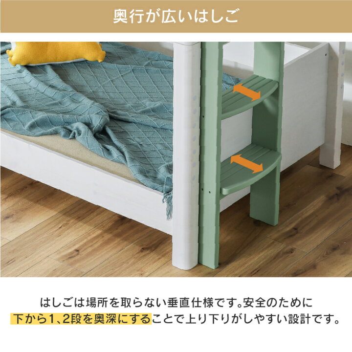 楽天市場】【公式】3段ベッド 耐荷重500kg 安心安全 民泊 三段ベッド 