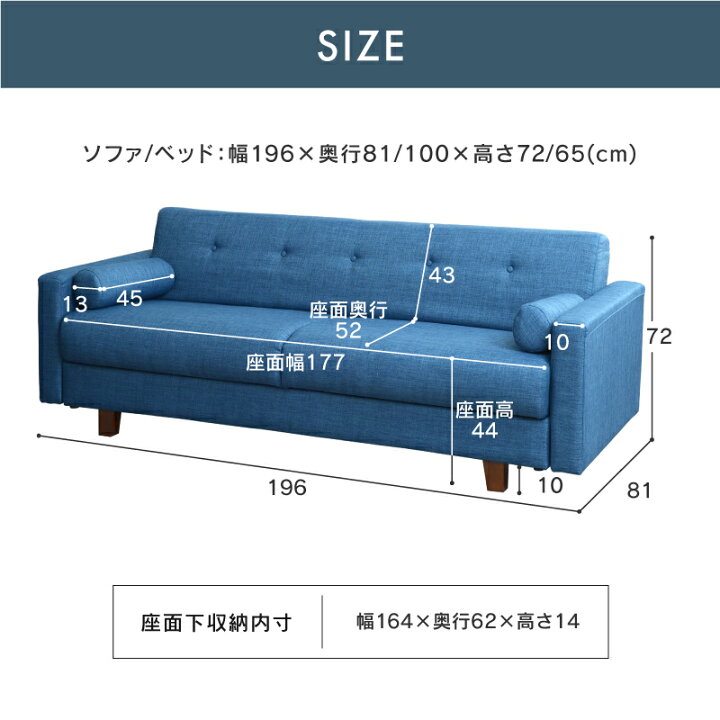 楽天市場】【4/11,12 クーポン5％OFF！】【公式】ソファーベッド 