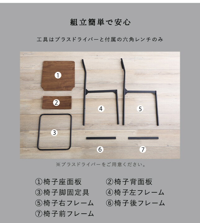 楽天市場】背もたれ付き 2脚セット ヴィンテージチェア 2色対応 