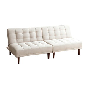 椅子 おしゃれ Lillian ベロアソファ 2点セット 天然木 木目 リクライニング可能 3段階調節 ソファベッド カウチ 脚がはずせる 組立式 ワンルーム 一人暮らし