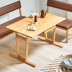【ポイント9倍!今晩20時開始!】【オーク無垢材使用】ダイニングテーブル 幅130cm JACE(ジェイス) 2タイプ対応 引き出し付き 棚 ダイニング テーブル 食卓テーブル 4人用 木製 ラバーウッド脚