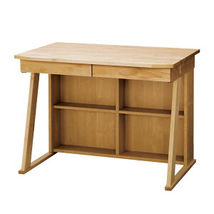 【国産/完成品/アルダー無垢材使用】学習机 学習デスク WINDY(ウィンディ) デスク 幅100cm 勉強机 勉強デスク 子供部屋 引き出し付き 子供 大人 机 おしゃれ コンパクト シンプル 木製 堀田木工