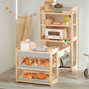 【ポイント9倍!今晩20時開始!】あそべる3wayラック gocco4(ごっこ4) 3色対応 おままごと ままごと お店やさん お店屋さんごっこ ごっこ遊び ままごとセット ミニデスク 机 収納棚 木製 キッズ