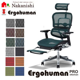 【Ergohuman PRO ottoman EHP-LPL / EHP-CPL(オットマン内臓モデル）】エルゴヒューマン プロ オットマン・Ergohuman・OAチェア・オフィスチェア・パソコンチェア・ワークチェア・デスクチェア・椅子(イス)【代引不可】