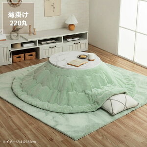 【5と0のつく日限定!最大5000円OFFクーポン配布中】こたつ布団 薄掛け単品直径220cm「円形 110cm」用※代引き不可 こたつ 掛け布団 薄掛け 節電 エコ おしゃれ 北欧風 韓国風 洋風 シンプル ナ