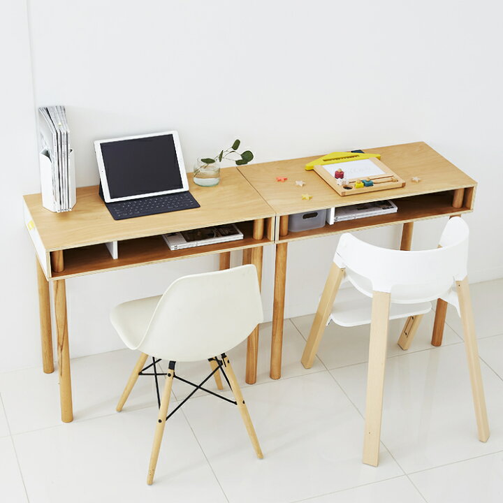 楽天市場】ideaco (イデアコ) コンパクトでスリムなデスクPLYWOOD 