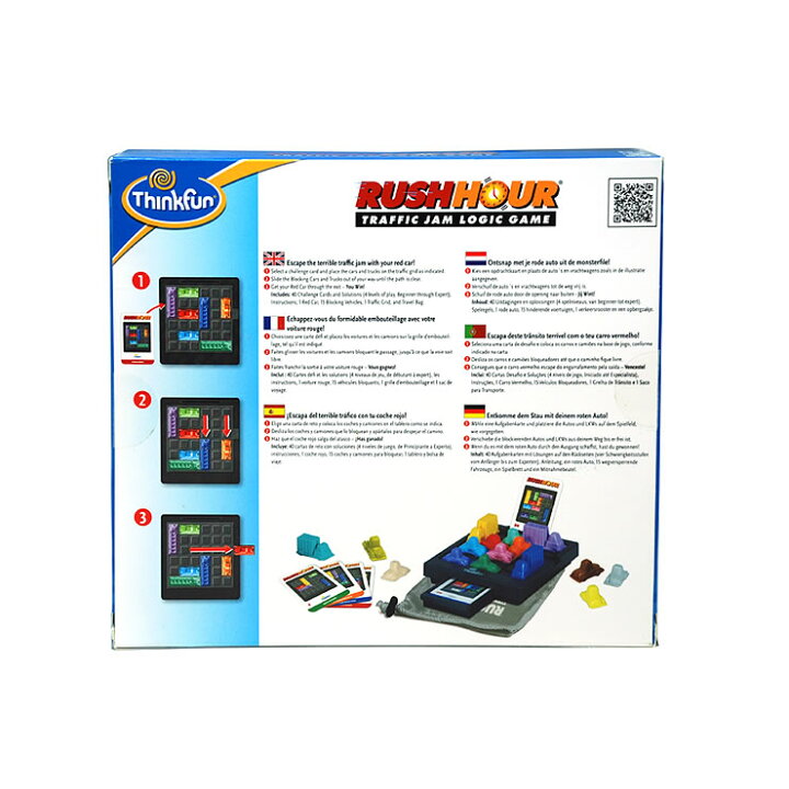 楽天市場 Thinkfun シンクファン Rush Hour ラッシュアワー パズル パズルゲーム 知育玩具 脳トレ ボードゲーム ゲーム テーブル ゲーム プログラミング プログラミング玩具 Stem教育 科学 技術 工学 数学 家具の里