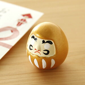 【5と0のつく日限定!最大5000円OFFクーポン配布中】中川政七商店 金だるまみくじ 必勝祈願(1個)置き物 縁起物 陶器 プチギフト 置物 置き飾り 玄関飾り おみくじ みくじ 素焼き インテリ