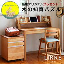【7/1限定!税込5000円以上購入で500円OFFクーポン】奥行きサイズを拡張できる学習机・学習デスク 3点セット100cm幅(デスク+上棚+ワゴン)LIKKE(リッケ) デスクセット　堀田木工所ペントレイ スタディコーナー 勉強机 国産 コンパクト シンプル 天然木 女の