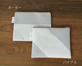 SyuRo（シュロ）kotaポーチグレー　Mサイズ（1個）国産 日本製 日本産 しましま シマシマ 斜め ななめ ボーダー recycle tent テント 軽い 丈夫 アクリル 小物入れ 袋 メイク メーク かばん 鞄 化粧 コンパクト かわいい 可愛い おしゃれ オシャレ お洒落