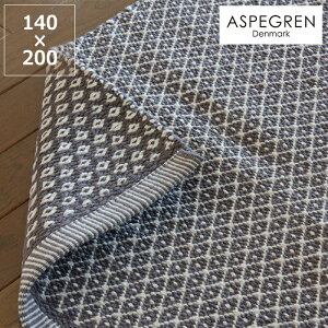 ASPEGREN Denmark (�A�X�y�O���� �f���}�[�N)���O�@Rhombe140×200(cm) �t���A�}�b�g ���O �J�[�y�b�g �A�X�y�O�����v�� �k���f�U�C�� �t�@�u���b�N Happy Living ��100% �R�b�g�� �V���[���b�g�E�A�X�y�O��