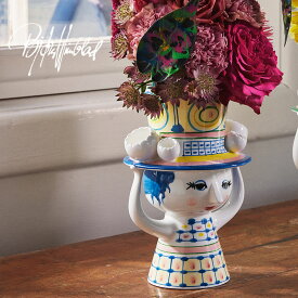 BJORN WIINBLAD（ビヨン・ヴィンブラッド）LADY WITH HAT VASE(レディ ウィズ ハットベース)フラワーベース高さ20cm 正規品 雑貨 ギフト 贈り物 プレゼント 花瓶 北欧 復刻 デンマーク