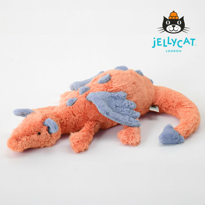 楽天市場】JELLYCAT（ジェリーキャット)Persimmon Snow Dragon Large 