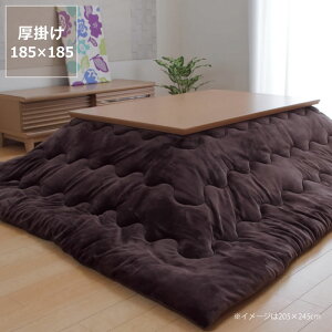 【5と0のつく日限定!最大5000円OFFクーポン配布中】こたつ布団 厚掛け単品185cm×185c 「正方形〜81cm」用※代引き不可 こたつ 掛け布団 厚掛け 節電 エコ おしゃれ 和風 洋風 保温 断熱 防菌 防