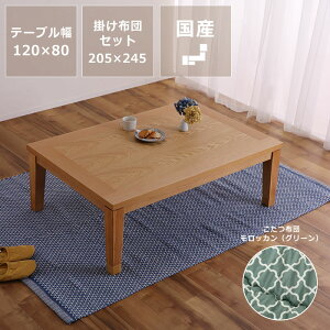 【5と0のつく日限定!最大5000円OFFクーポン配布中】家具調コタツ・こたつ長方形 120cm幅木製こたつ(ナラ材) ダイニング コタツ テーブル 炬燵 天然木 国産 おしゃれ ナラ 日本製 省エネ シ