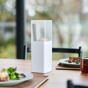 山崎実業(ヤマザキジツギョウ)蓋つきカトラリースタンド tower(タワー) カトラリーケース カトラリー スタンド 箸 スプーン フォーク ナイフ ケース 収納 収納ケース キッチン キッチン