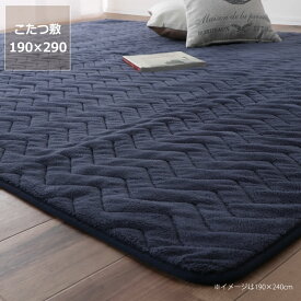 自宅で洗えるこたつ敷き布団 敷き単品190cm×290cm「長方形180cm」用 こたつ敷き布団 洗える 畳める 洗濯OK 洗濯機
