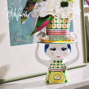 BJORN WIINBLADirEBubhjLADY WITH HAT VASE(fB EBY nbg x[X) t[x[X24.5cm NX}X NX}Xv[g Ki G Mtg 蕨 v[g ԕr 