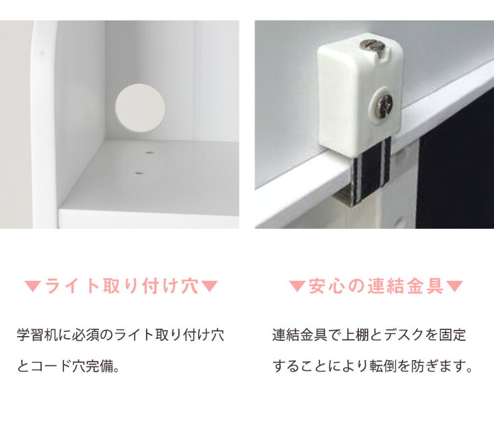 楽天市場】☆全品10％OFFクーポン配布 学習机 学習デスク シンプル 4点 