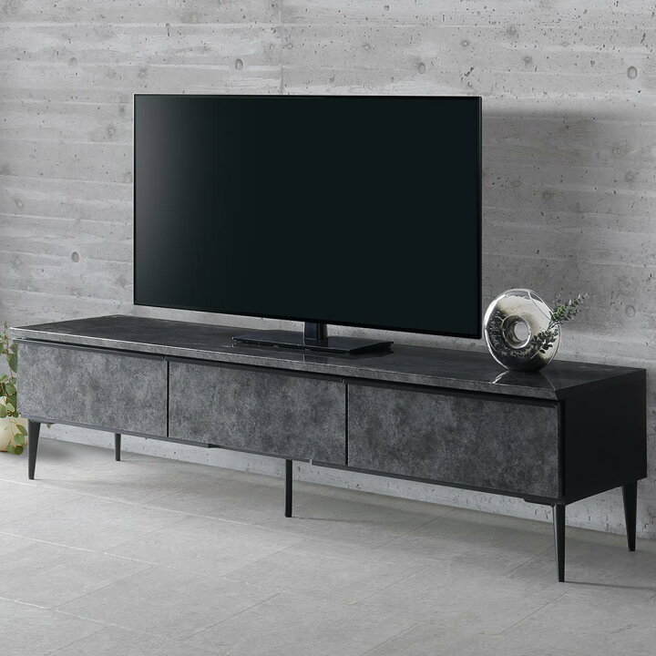 楽天市場】国産 TVボード 160ローボード 石目調 ロータイプ 国産テレビ 