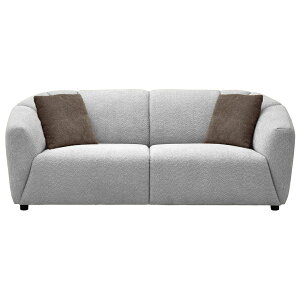 ☆10%OFFクーポン対象品 3Pソファ ソファー 3人掛け ふかふか ブークレ調ソファ タオル調 ファブリックソファ 可愛い 可愛い 韓国風 もちもち 丸みのあるフォルム デザインソファ 肘掛け もこ