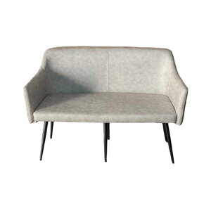 ☆10%OFFクーポン対象品 ダイニングベンチ 単品 120cm 150cm 2人用 3人用 ベンチ 長椅子 幅120cm 幅150cm おしゃれ 背もたれあり アジャスター付き ダイニング 北欧 ファブリックレザー ソファベンチ