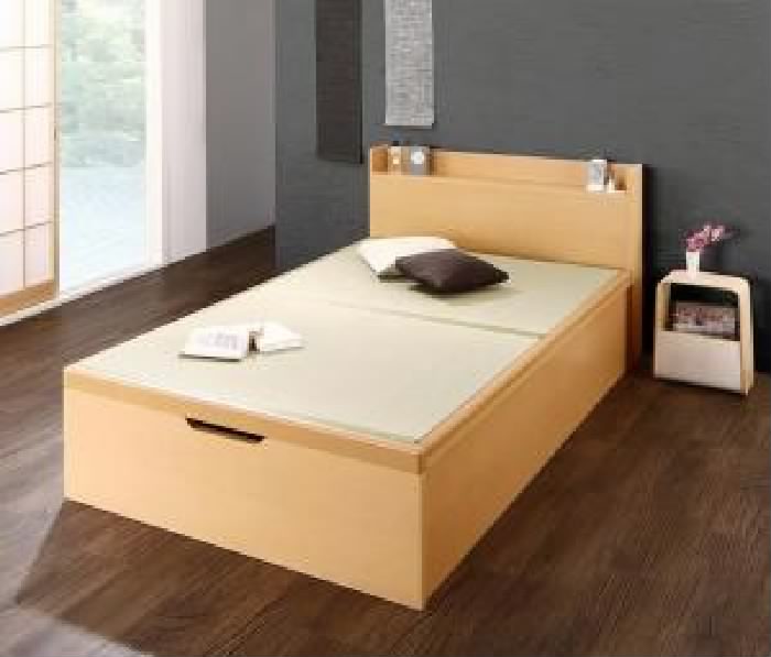 楽天市場】シングルベッド 茶 大容量 大型 整理 収納 ベッド ベッド