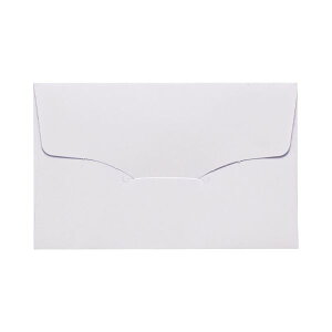 ビジネスに彩りを添える 名刺サイズの白封筒100枚セット ノート・ふせん・紙製品 封筒 ホワイト封筒（まとめ）112×70mm 100g／m2 白 ベ567【×5セット】
