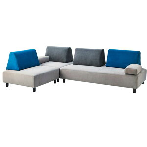 ソファセット アイランドソファ カウチソファ おしゃれ 1人暮らし 3点セット ごろ寝ソファ 3人掛け 【送料無料】 ルーエ 北欧 北欧風 撥水 5色対応 ソファ ソファー カ