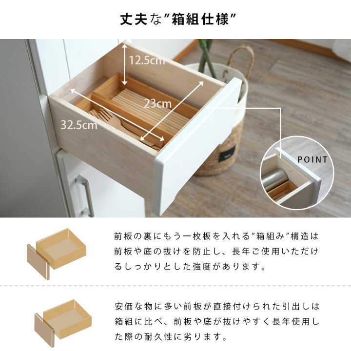 楽天市場】食器棚 隙間収納 スリムボード 幅30cm 多目的 キッチン収納 