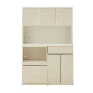 オープンボード 幅120cm 食器棚 引き出し収納 開き扉収納 キッチン収納 オープン収納 国産 日本製 収納 キッチンボード レイアウト変更 引出し フルオープンレール フルスライドカウンター