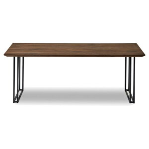 ダイニングテーブル 200cm 長方形 北欧 テーブル ウッドテーブル 木製テーブル 食卓テーブル 200cm幅 国産 無垢材 ウォールナット オーク ダイニング アイアン スチール 日本製 ナチュラル ブラ