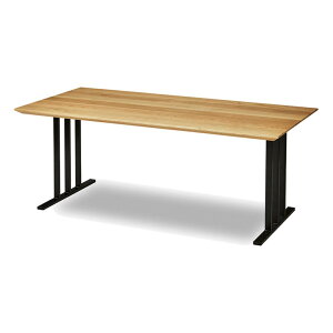 ダイニングテーブル 食卓テーブル 180cm おしゃれ 長方形 ウッドテーブル リビングテーブル 180 北欧 木製テーブル 無垢材 ウォルナット 日本製 国産 テーブル オーク ダイニング アイアン ナ