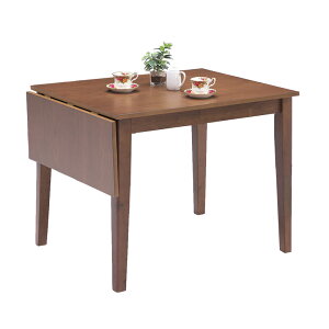 伸長式ダイニングテーブル 単品 90cm 120cm 2人掛け 4人掛け テーブルのみ おしゃれ 北欧 伸縮式 エクステンション 木製 天然木 オーク ナチュラル ブラウン シンプル モダン 4本脚 バタフライテ