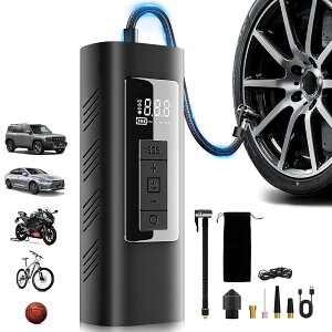 dC GA[|v ] oCN ԗpC ő刳150PSI 4PʊZ/p/ĎouΉ GA[|v 6000mAheʃobe[ dC R[hX Type-C[d LEDCg