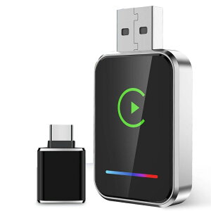 CarPlay ���C�����X�y�P�[�u�����X�v���zMINI CarPlay/Android Auto ���C�����X �A�_�v�^�[ �����ڑ� �J�[�v���C �L���ڑ��𖳐��� ���萫 �����L��CarPlay/Android Auto�Ή��ԗp