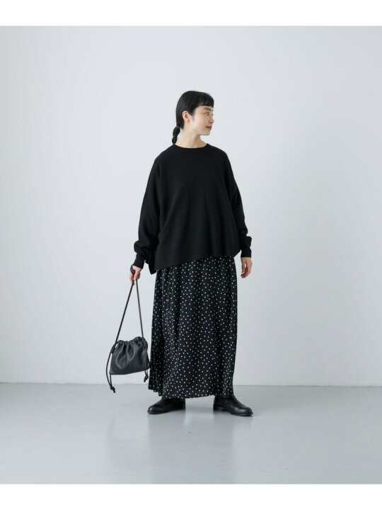楽天市場】【SALE／40%OFF】ラムウールワイドクルーネック かぐれ 