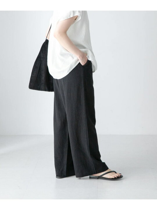 楽天市場】【SALE／40%OFF】リネンレーヨンイージーパンツ かぐれ  