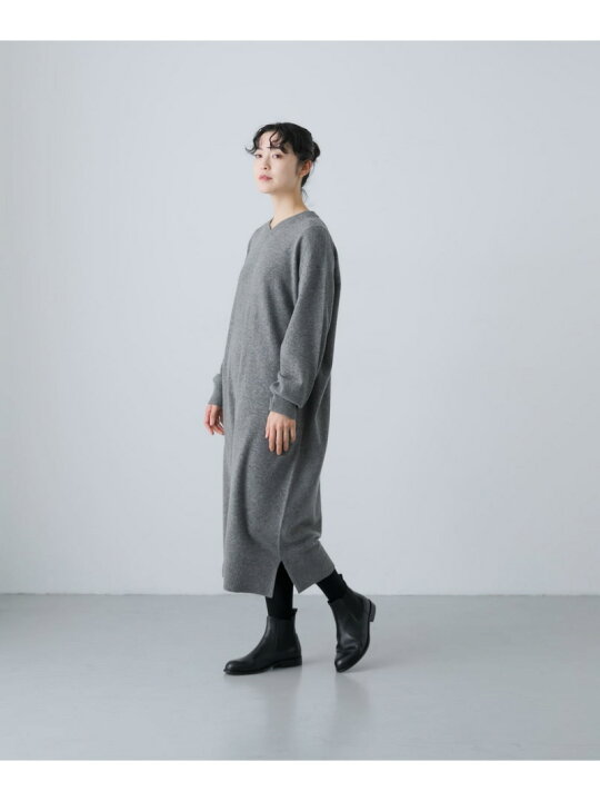 楽天市場】【SALE／40%OFF】Vネックウールニットワンピース かぐれ 