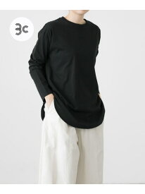 オーガニックコットンラウンドカットソー かぐれ カグレ トップス カットソー・Tシャツ ブラック ホワイト【送料無料】[Rakuten Fashion]